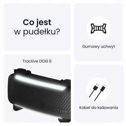 Tractive Lokalizator GPS dla psa GPS & Health Dog 6 z monitoringiem aktywności – czarny
