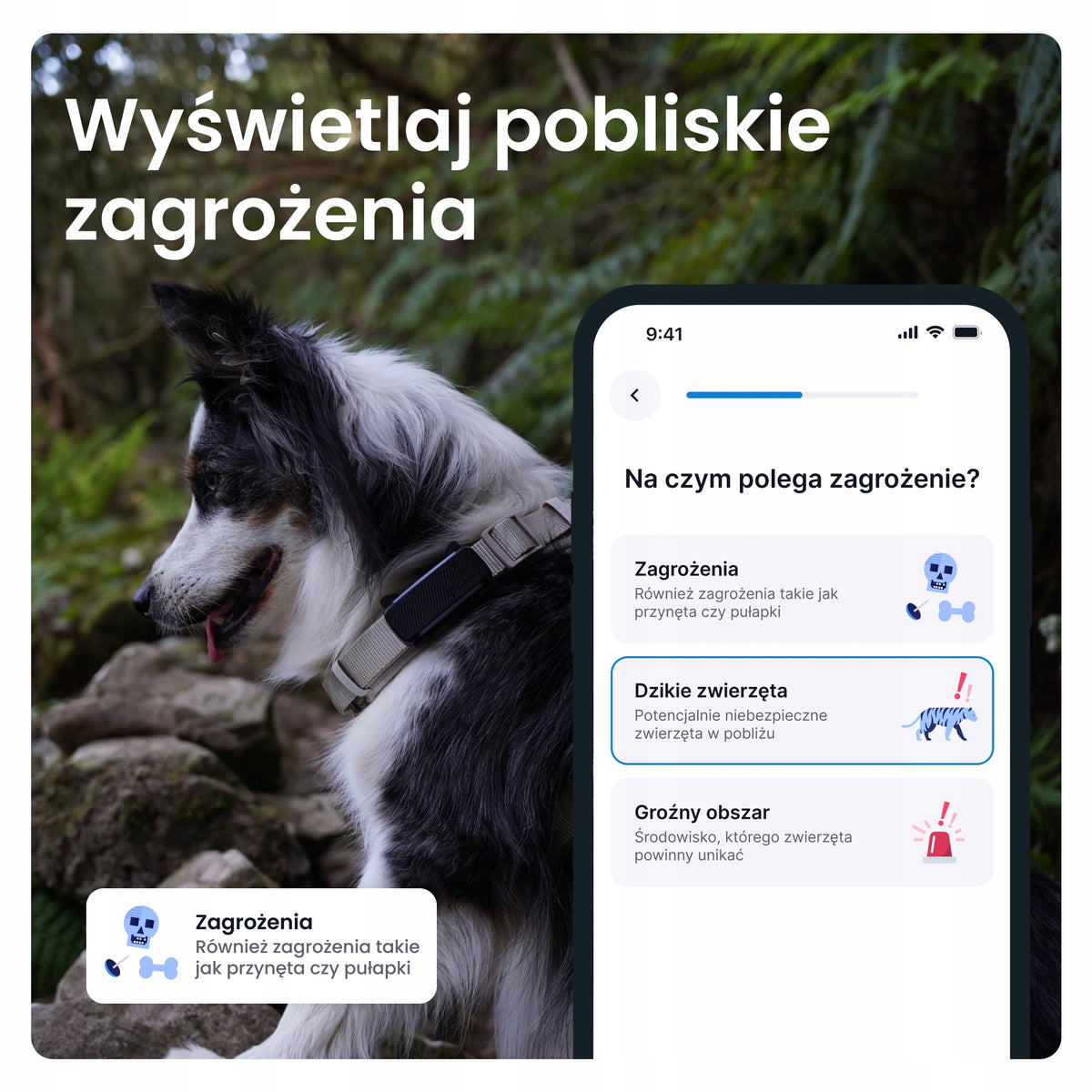 Tractive Lokalizator GPS dla psa GPS & Health Dog 6 z monitoringiem aktywności – czarny