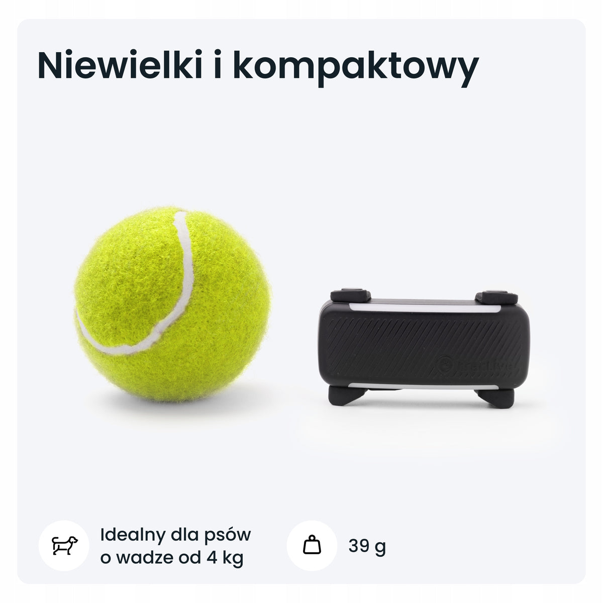 Tractive Lokalizator GPS dla psa GPS & Health Dog 6 z monitoringiem aktywności – czarny