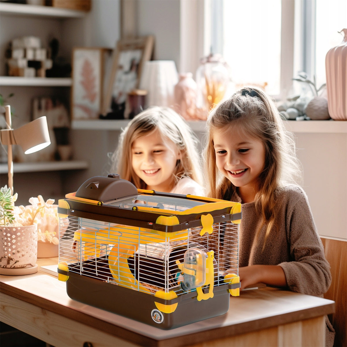 Furrever Friends Miku Easy mała klatka dla chomika i myszy z wyposażeniem – wielokolorowa
