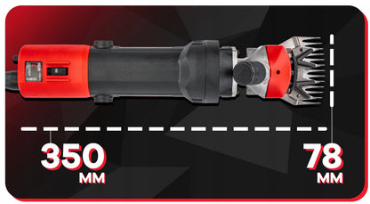 Red Technic Maszynka do strzyżenia owiec i bydła 600 W, ostrze 78 mm, przewód 5 m – z walizką