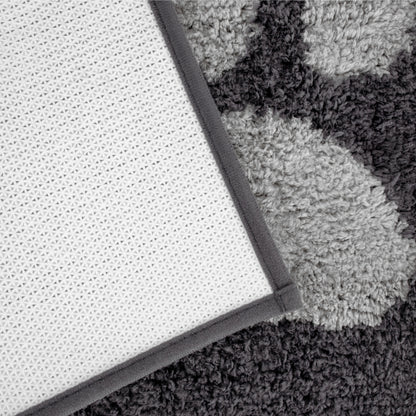 Mata dla psa i kota 60 × 90 cm chłonna, antypoślizgowa, z poliestru – szara