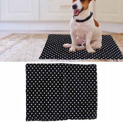 Mata grzewcza dla psa i kota USB 37 x 47 cm z 3-stopniową regulacją, bawełna – czarna