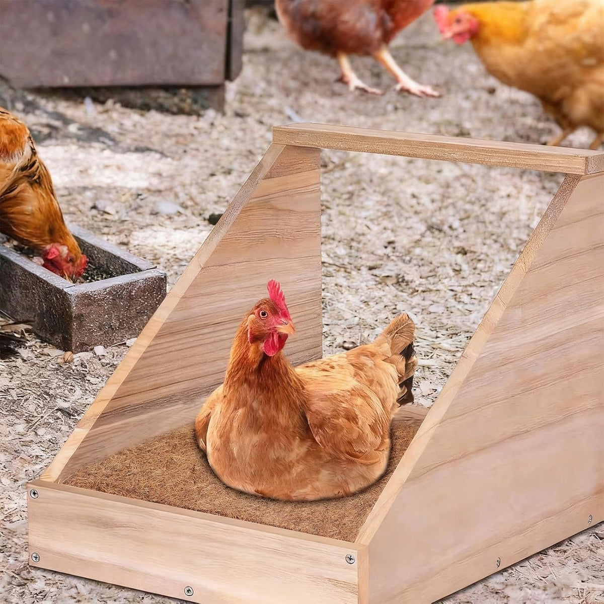 Maty kokosowe dla gryzoni i królików 30 x 30 cm – podłoże do klatki i transportera, 10 szt.