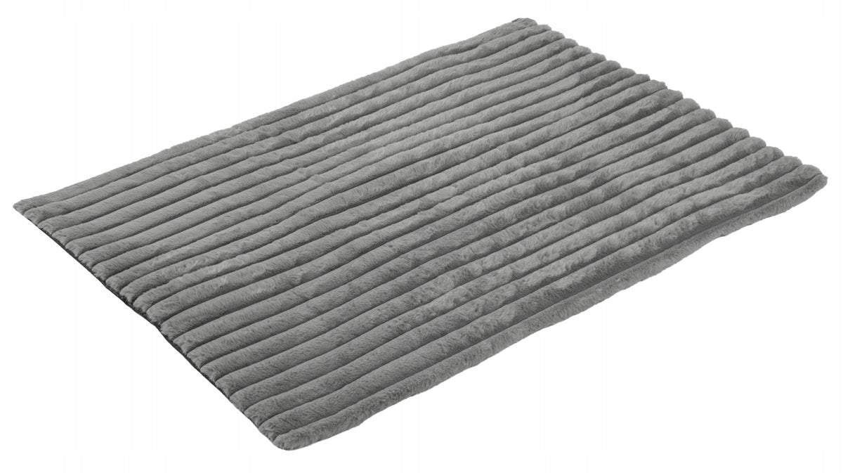 Mata termoizolacyjna dla psa i kota 100 x 70 cm z antypoślizgowym spodem – szara