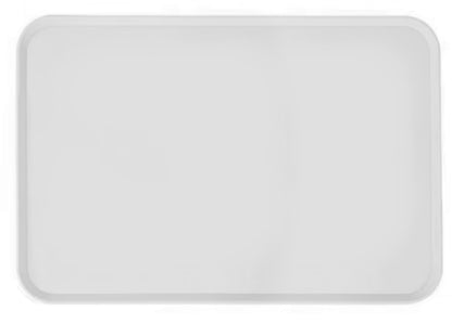 DKM Silikonowa mata pod miski dla psa i kota 48x30 cm z rantem, do zmywarki – biała