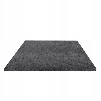 Mata termoizolacyjna dla dużego psa 130x100 cm – legowisko z ociepleniem 4 cm, szara