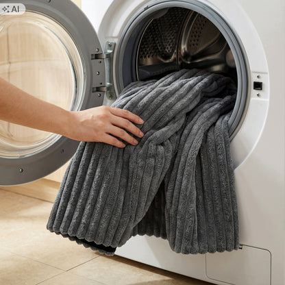 Mata termoizolacyjna dla dużego psa 130x100 cm z antypoślizgowym spodem – szara