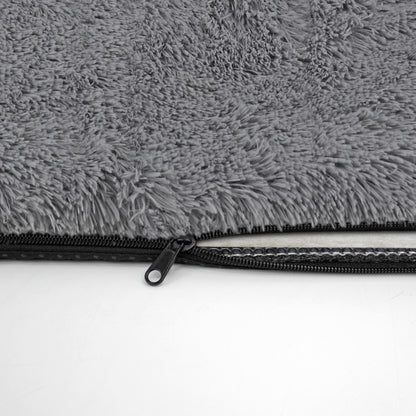 Mata termoizolacyjna dla psa i kota 100x70 cm, antypoślizgowa, legowisko XL – szara
