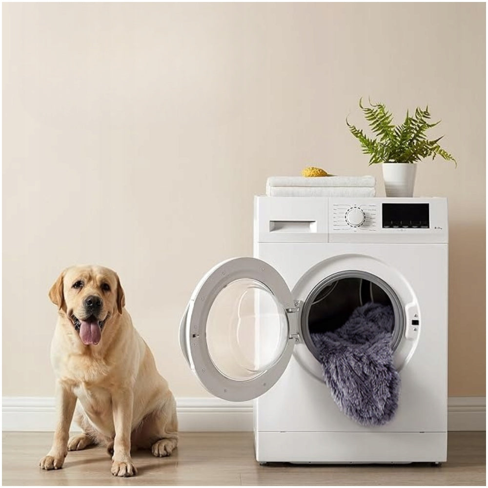 Mata termoizolacyjna dla psa i kota 70x50 cm, legowisko z antypoślizgowym spodem – szara