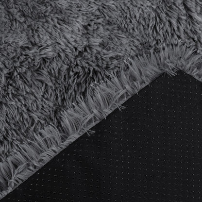 Mata termoizolacyjna dla psa i kota 70x50 cm, legowisko z antypoślizgowym spodem – szara