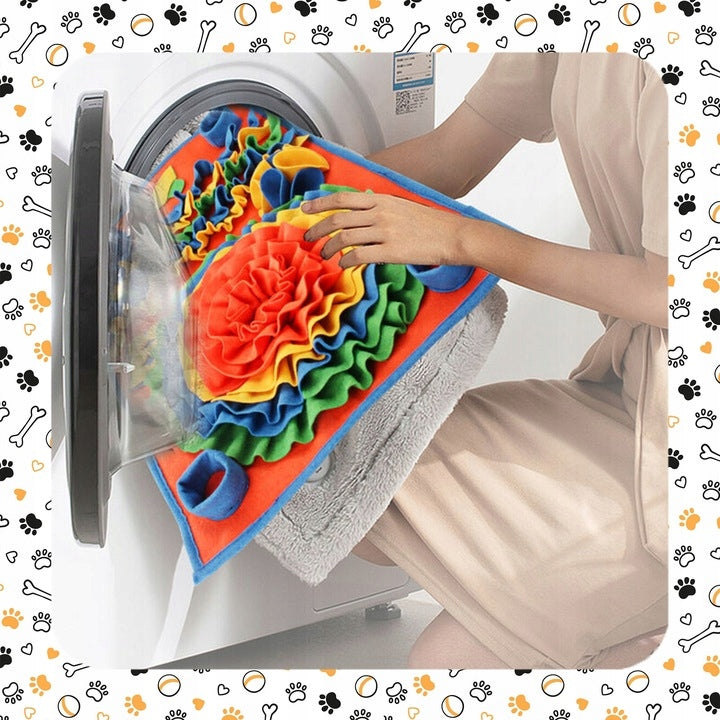 Mata węchowa dla psa i kota 67 × 47 cm – zabawka edukacyjna na przysmaki, nietoksyczna