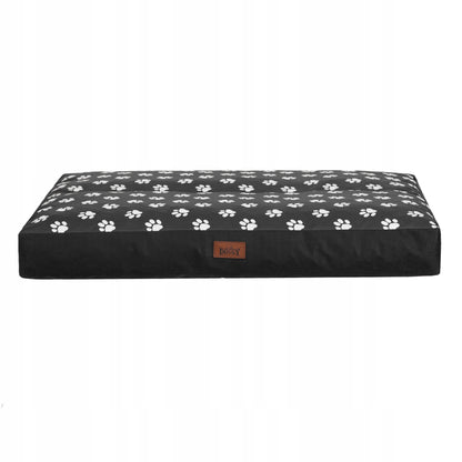 Materac dla psa wodoodporny XL 110x90 cm, grubość 12 cm, dla dużych psów – wielokolorowy