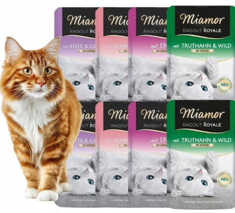 Miamor Ragout Royale karma mokra dla kota 8 x 100 g – bezzbożowa, mix smaków