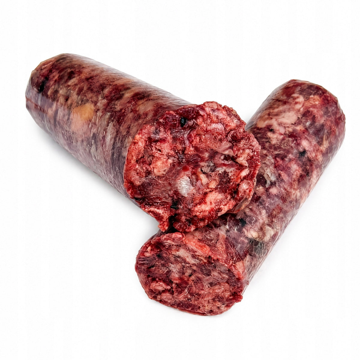 Mięso mrożone dla psa BARF 10 kg – 100% wołowina bez kości, 10 batonów po 1 kg