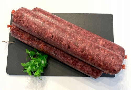 Mięso mrożone dla psa BARF 10 kg – 100% wołowina bez kości, 10 batonów po 1 kg