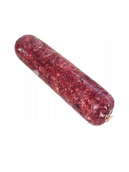 Mrożone mięso wołowe dla psa bez kości BARF – baton 100% wołowina, 10 x 1000 g, 10 kg