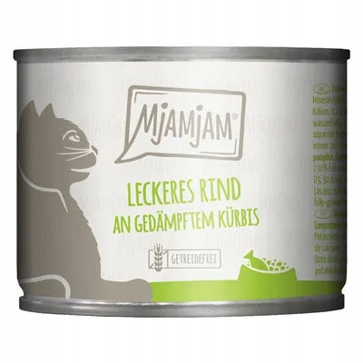 Mjamjam mokra karma dla kota mix smaków 6x200g – zestaw puszek dla dorosłego kota