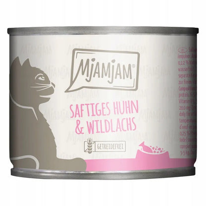 Mjamjam mokra karma dla kota mix smaków 6x200g – zestaw puszek dla dorosłego kota