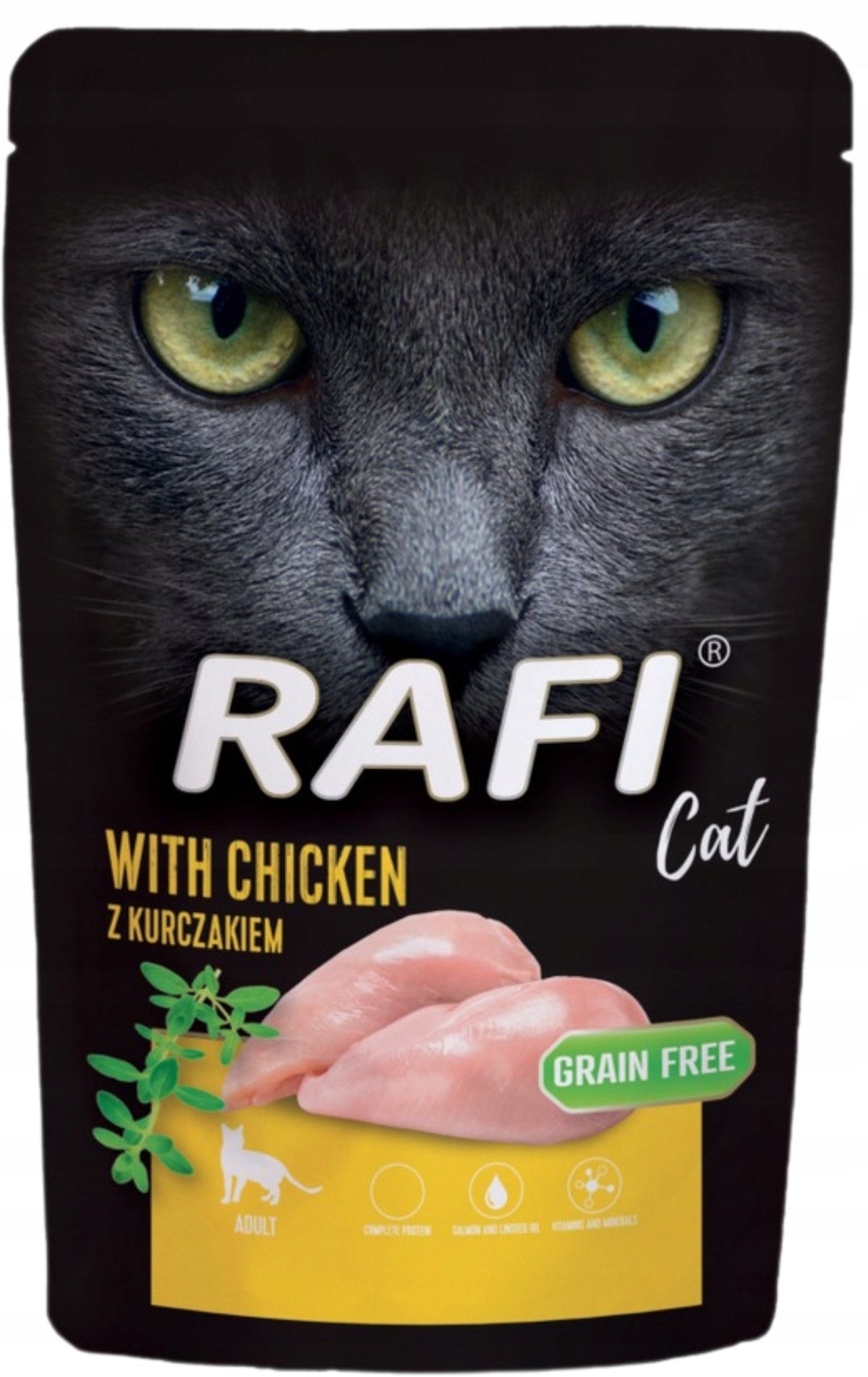 Rafi mokra karma dla kota w saszetkach 40 x 100 g – bezzbożowa, mix 6 smaków