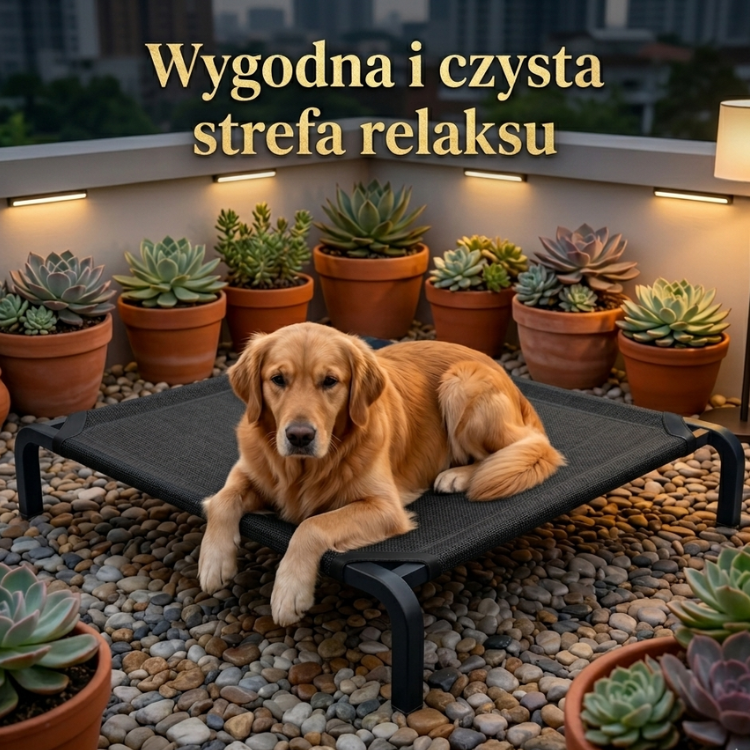 Legowisko Składane Nylonowe Całoroczne Dla Psa Duże Rasy Łatwe W Czyszczeniu