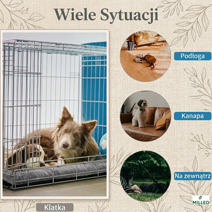 Legowisko z pluszu miękkie wygodne dla psa