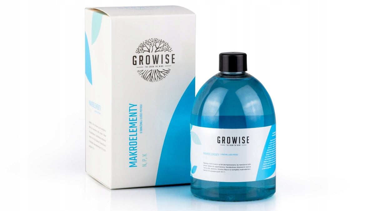 Growise Makro nawóz do roślin akwariowych 500 ml – makroelementy NPK 10:1:1, płyn