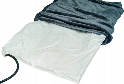 Mata grzewcza dla psa i kota 40x60 cm z kontrolerem, 35 W, wodoodporna – szara