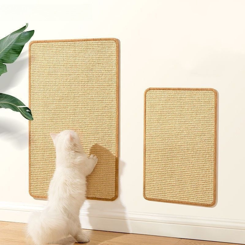 Purrtiny Mata sizalowa do drapania dla kota 60x30 cm na kanapę i ścianę – beżowa