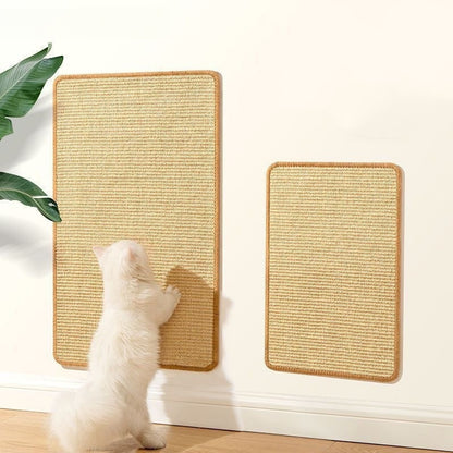 Purrtiny Mata sizalowa do drapania dla kota 60x30 cm na kanapę i ścianę – beżowa
