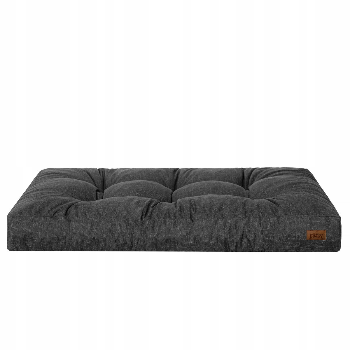 Materac dla psa XXL 130x100 cm wodoodporny, pikowany, dla ras olbrzymich – czarny