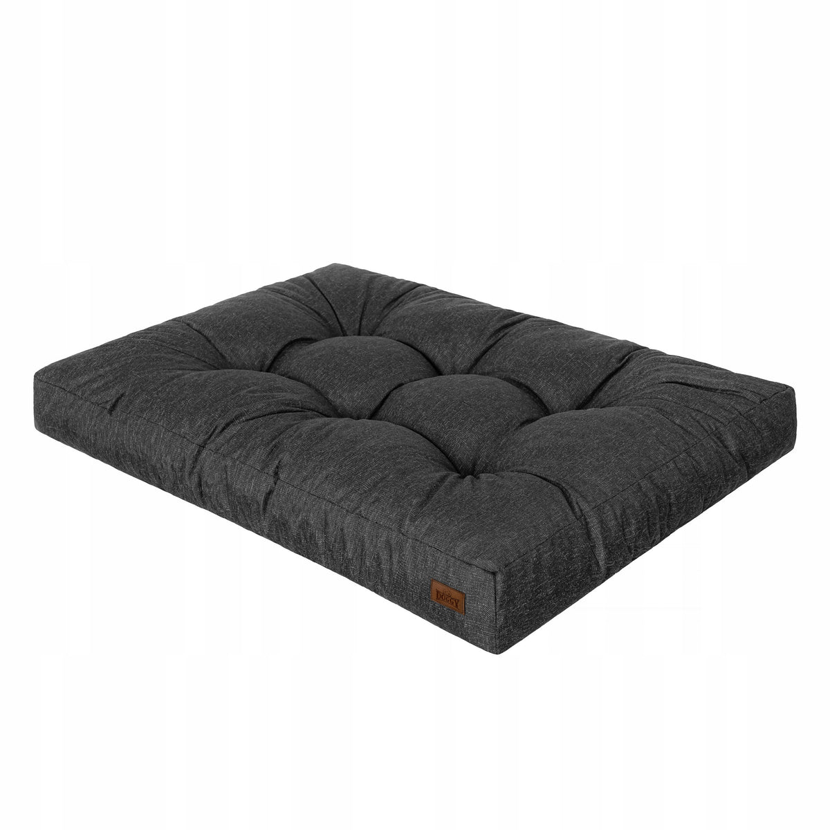 Materac dla psa XXL 130x100 cm wodoodporny, pikowany, dla ras olbrzymich – czarny