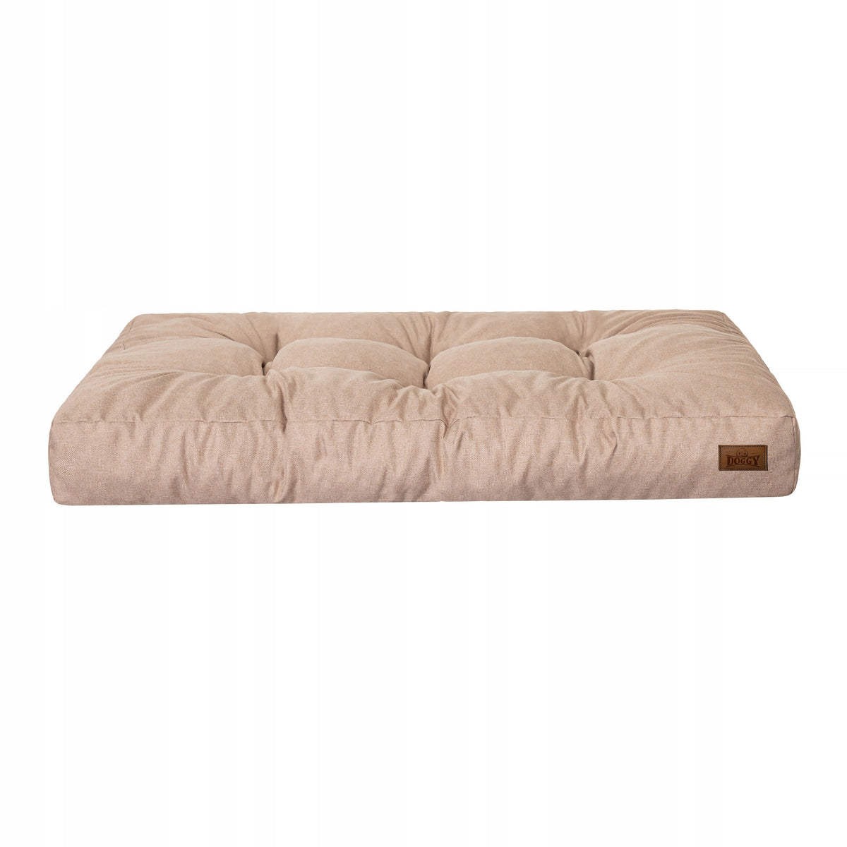 Materac dla psa XL 120x90 cm wodoodporny, legowisko dla dużych psów – beżowy