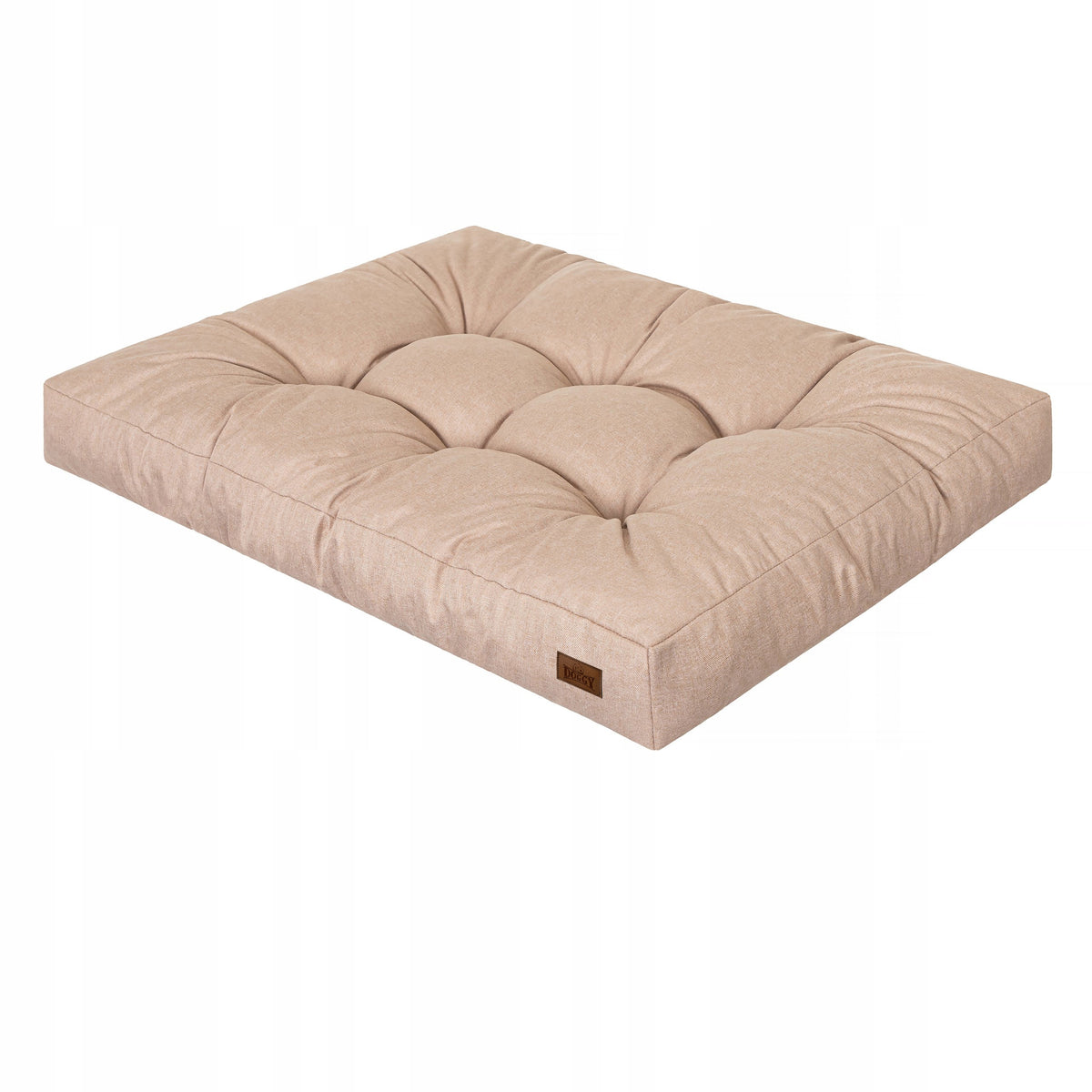 Materac dla psa XL 120x90 cm wodoodporny, legowisko dla dużych psów – beżowy