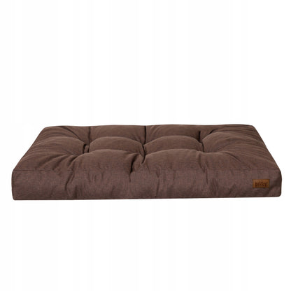Materac dla psa XL 120x90 cm wodoodporny, grubość 14 cm, dla dużych psów – brązowy