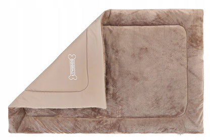 Lovedog mata dla psa 90 x 60 cm do klatki i samochodu, rozmiar M – beżowa