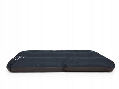 Materac dla psa lub kota 90 x 60 cm z tkaniny Oxford – prostokątne legowisko do kojca, granatowe