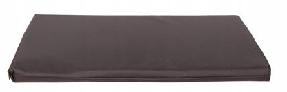 Klatka dla psa 76 x 54 x 62 cm L z materacem, składana, stal proszkowana – czarna
