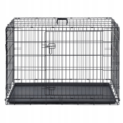 Pethaus Klatka kennelowa dla psa 77x54x60 cm stalowa, składana, 2 wejścia – rozmiar S