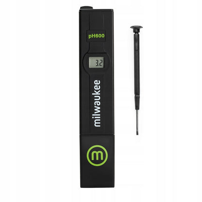 Milwaukee pH600 AQ miernik pH do akwarium z wyświetlaczem LCD i kalibracją – tester
