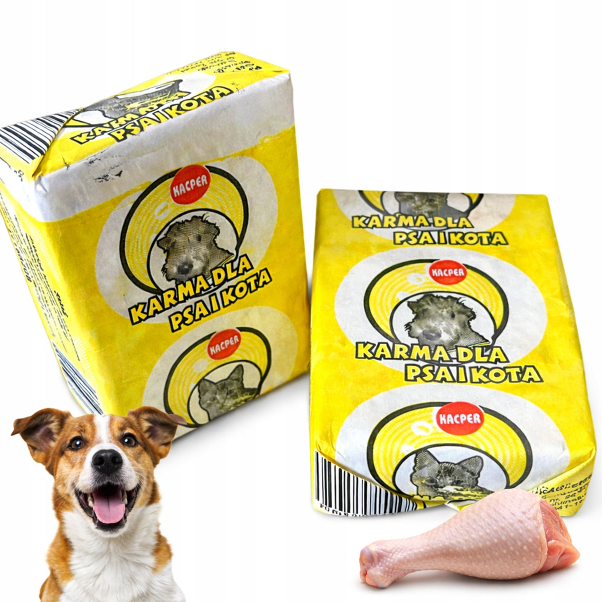 Mrożone mięso dla psa z indyka BARF bez kości 10 kg – kostki 40 x 250 g