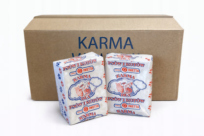 Mrożone mięso drobiowe dla psa BARF 10 kg – 40 kostek po 250 g, 100% mięsa, bez zbóż