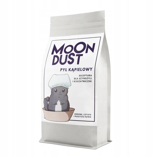 MoOn Dust Pył kąpielowy dla szynszyli i koszatniczek 2 kg – piasek wulkaniczny do kąpieli