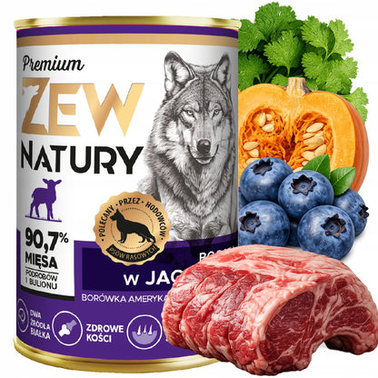 Zew Natury mokra karma dla psa bez ryby 12 x 400 g – bezzbożowa, puszki, mix smaków
