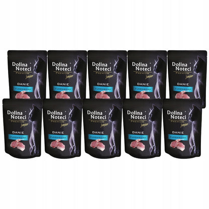 Dolina Noteci Premium mokra karma dla kota junior z jagnięciną 10x85 g – bezzbożowa