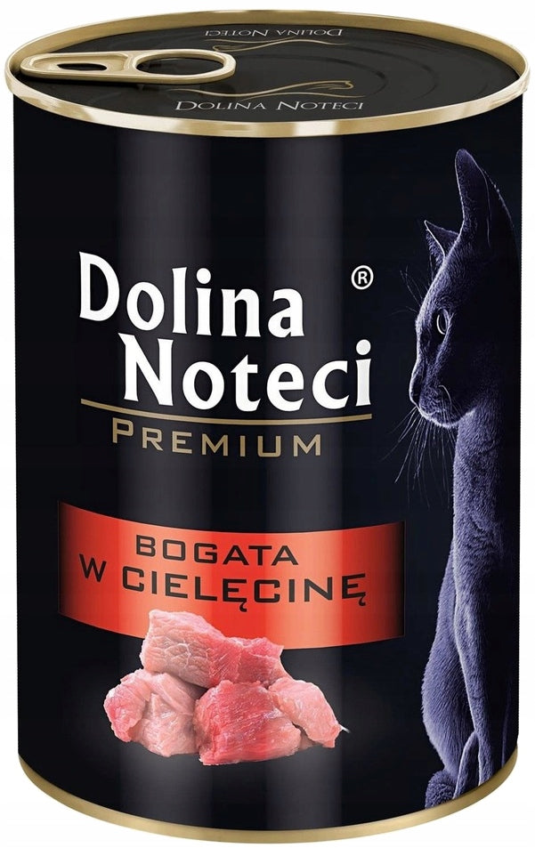 Dolina Noteci Premium mokra karma dla kota bezzbożowa 48 x 400 g – mix 4 smaków