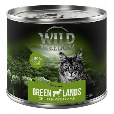 Wild Freedom Adult mokra karma dla kota bezzbożowa 6 x 200 g – mix 4 smaków