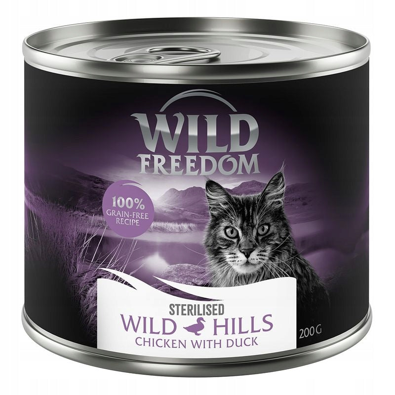 Wild Freedom Adult mokra karma dla kota bezzbożowa 6 x 200 g – mix 4 smaków