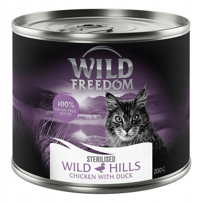 Wild Freedom Adult mokra karma dla kota bezzbożowa 6 x 200 g – mix 4 smaków