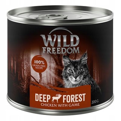 Wild Freedom Adult mokra karma dla kota bezzbożowa 6 x 200 g – mix 4 smaków